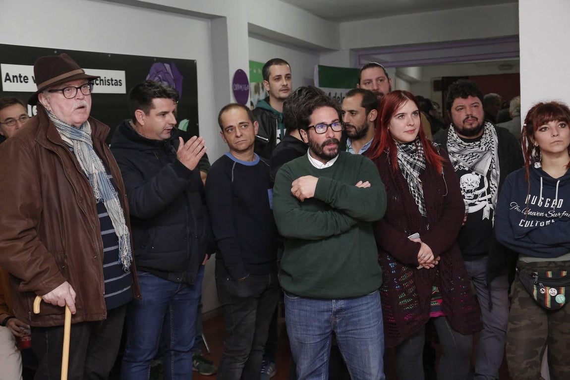 La jornada electoral de Adelante Andalucía, en imágenes
