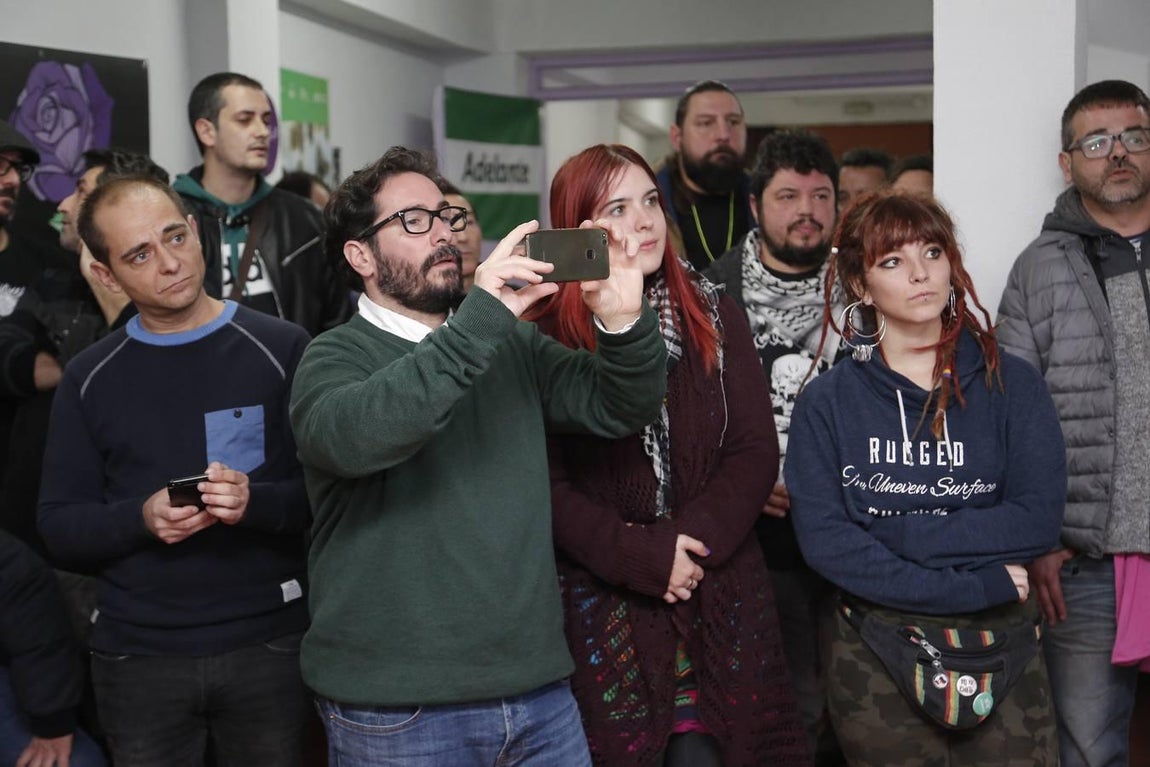 La jornada electoral de Adelante Andalucía, en imágenes
