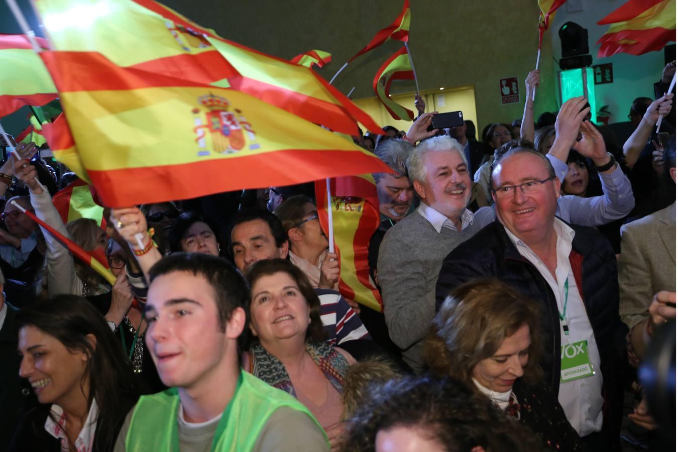 En fotos, VOX celebra su irrupción con fuerza en el Parlamento andaluz