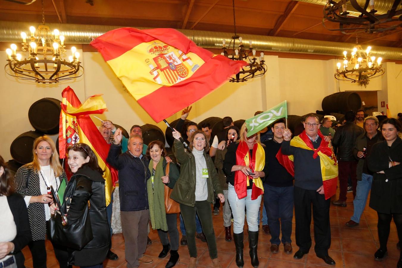 En imágenes, la celebración de Vox en Córdoba