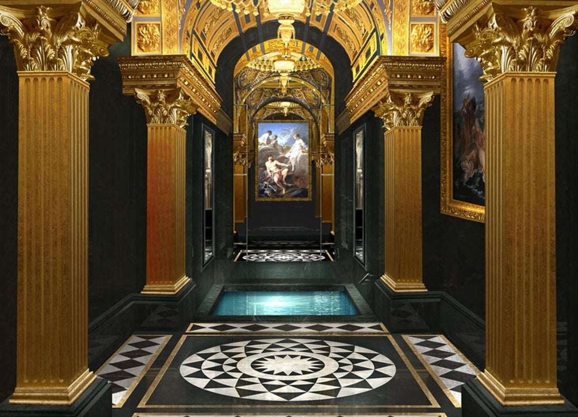 Tiendas de lujo. Sin necesidad de salir del recinto, todos los clientes podrán elegir entre las numerosas tiendas lujosas que se encuentran dentro del hotel. Además, es posible adquirir artículos personalizados, únicos en el mundo.