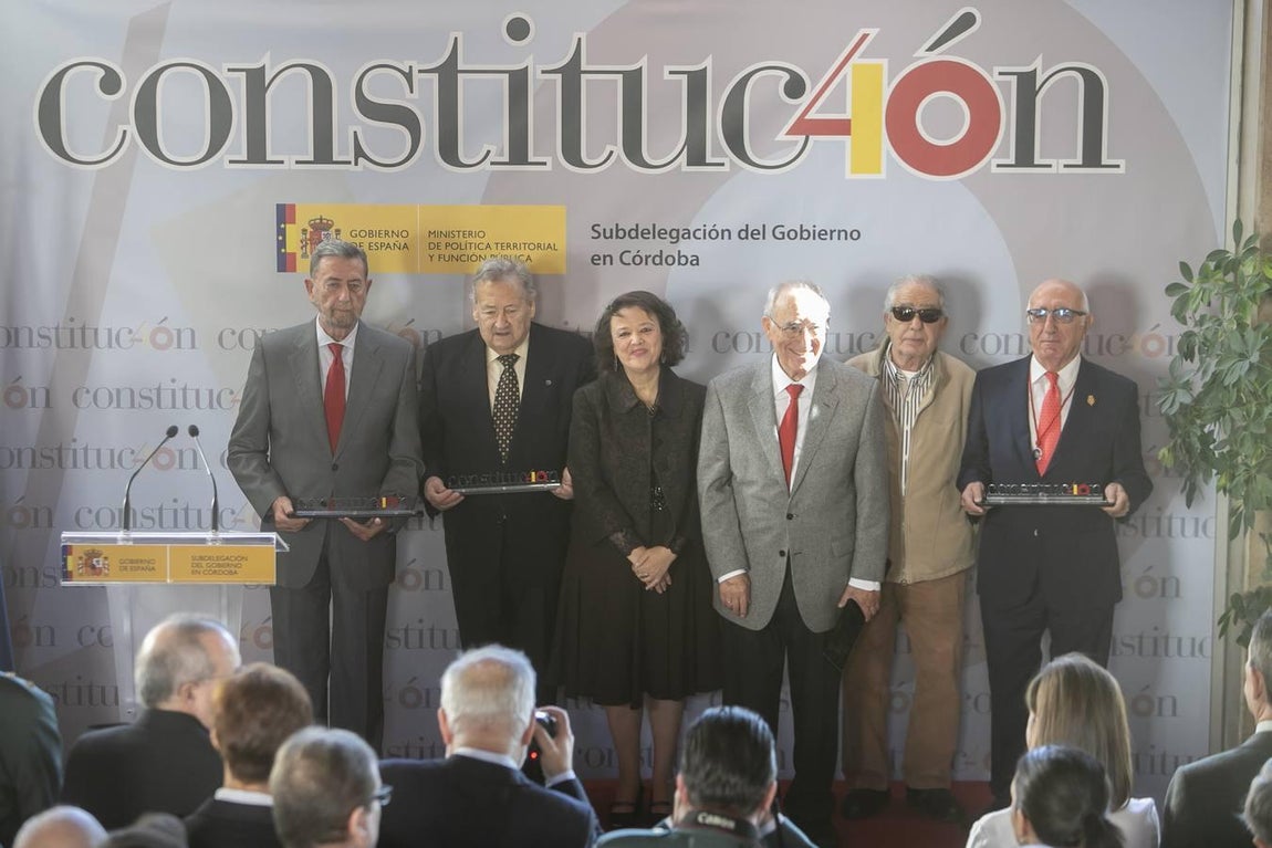 La celebración de los 40 años de la Constitución en Córdoba, en imágenes