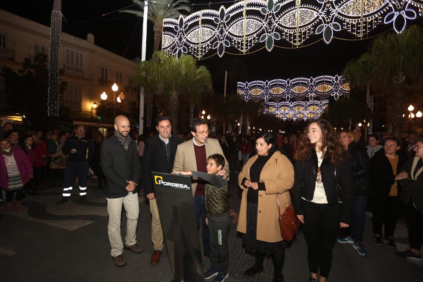 En imágenes: Cádiz enciende su alumbrado navideño