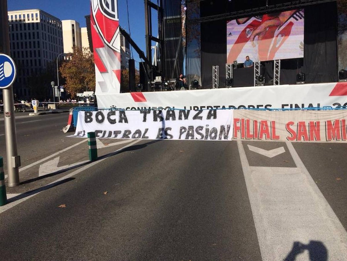 Así se está viviendo el ambiente del River-Boca