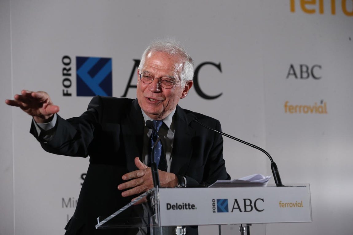 El titular de Exteriores en un momento de su participación en el Foro ABC. 