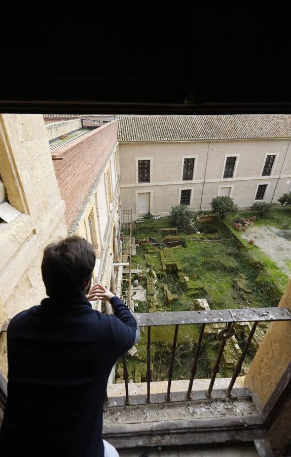 Los primeros preparativos para la reforma del Palacio Episcopal de Córdoba, en imágenes