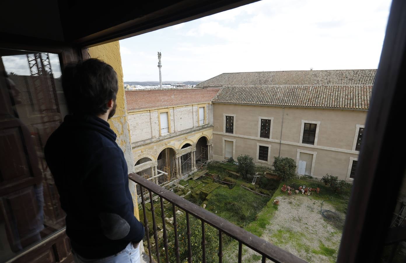 Los primeros preparativos para la reforma del Palacio Episcopal de Córdoba, en imágenes