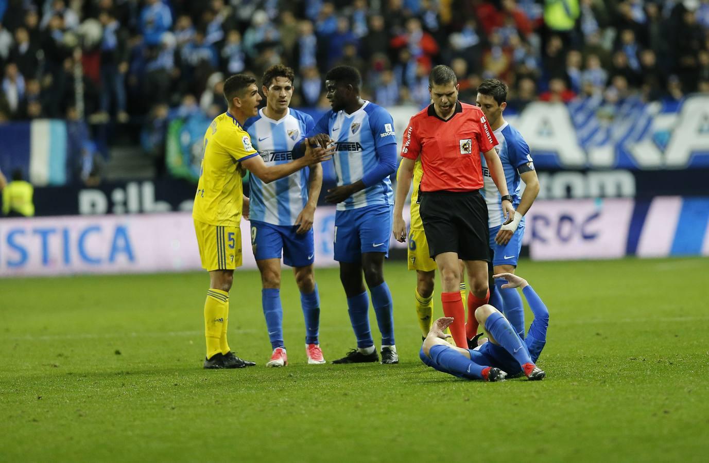 Las imágenes del partido Málaga-Cádiz CF