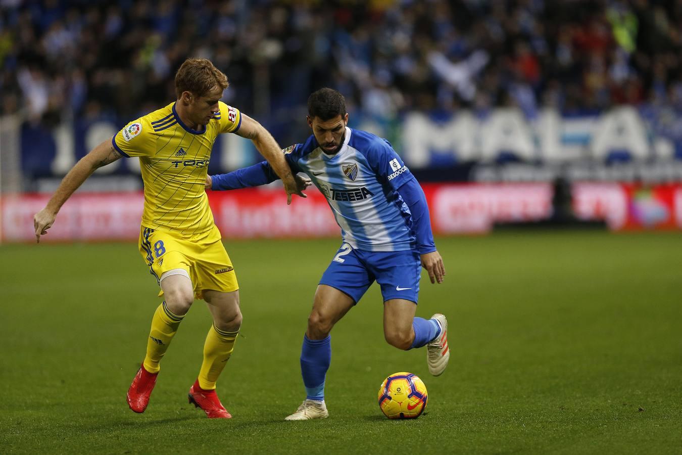 Las imágenes del partido Málaga-Cádiz CF