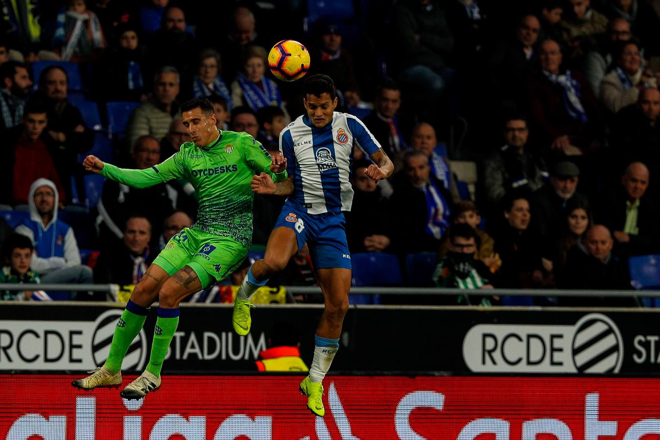 Sexto partido consecutivo sin perder del Real Betis y tercera victoria seguida de los verdiblancos en LaLiga, la que los pupilos de Quique Setién han conseguido en su visita al RCDE Stadium