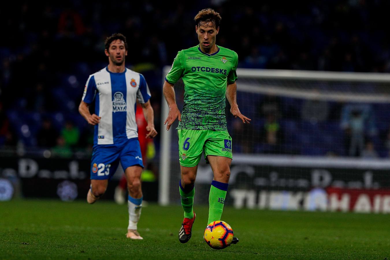 Sexto partido consecutivo sin perder del Real Betis y tercera victoria seguida de los verdiblancos en LaLiga, la que los pupilos de Quique Setién han conseguido en su visita al RCDE Stadium