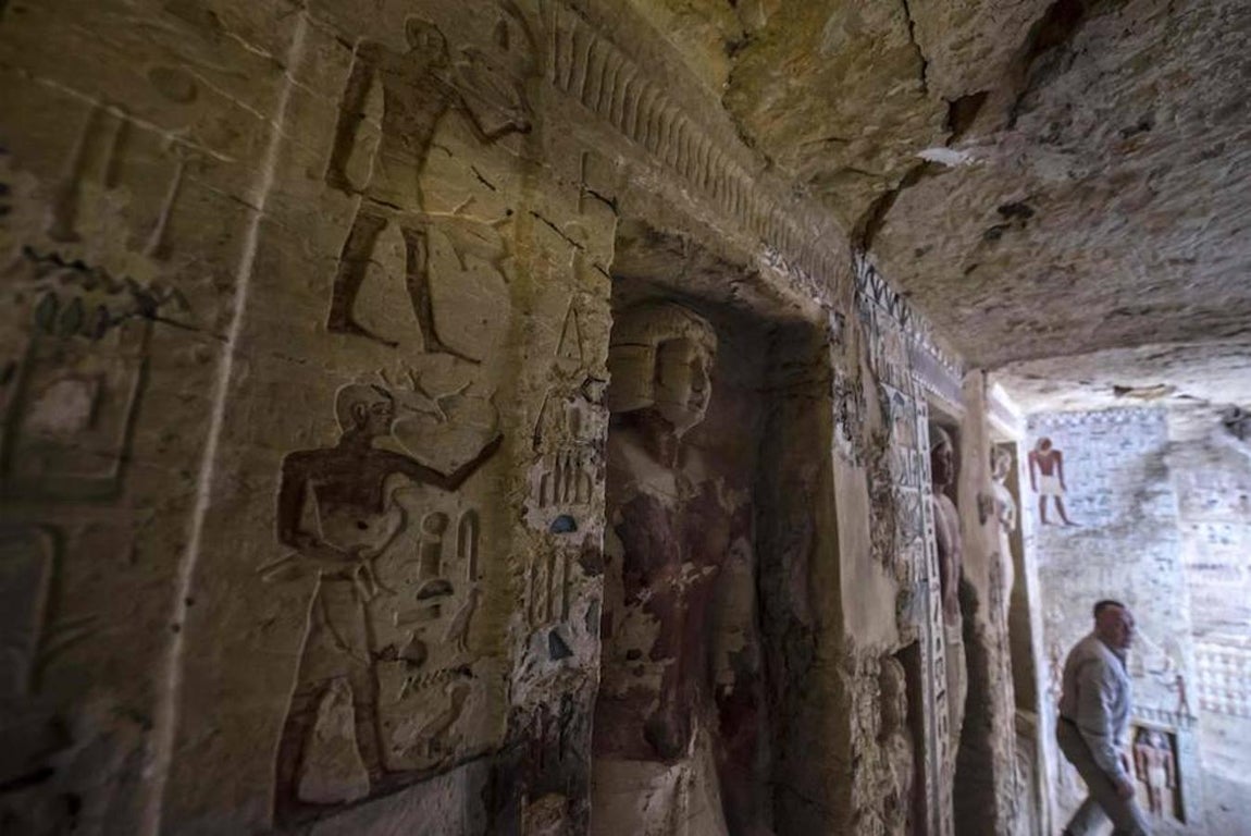 Saqqara fue la necrópolis de Menfis, capital del antiguo Egipto durante más de dos milenios.. 