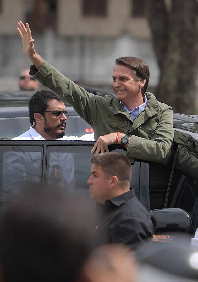 Jair Bolsonaro es elegido nuevo presidente de Brasil con un 55% de votos. 