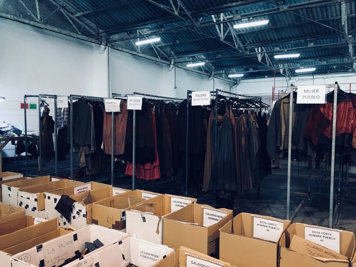 Almacén de vestuario. 