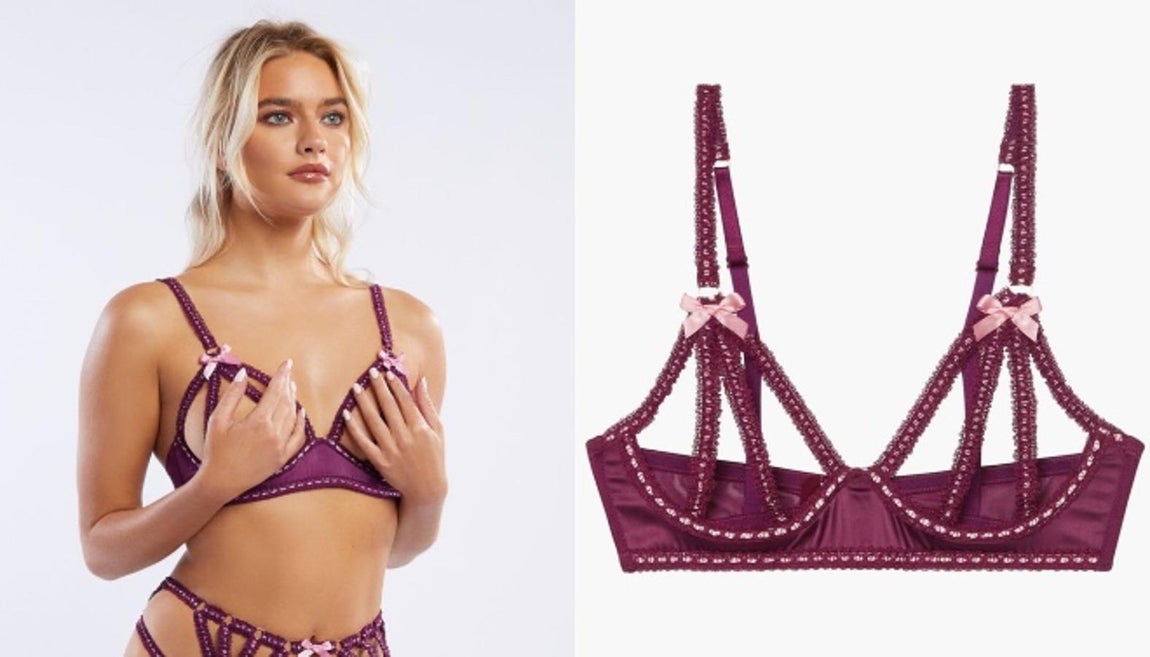La firma de lencería que ha credo la famosa cantante Rihanna suma cada día a miles de seguidoras que quieren iniciarse en la lencería más sexy y atrevida del mercado. Este sujetador sin copa y tirantes ajustables está disponible por 74 euros.