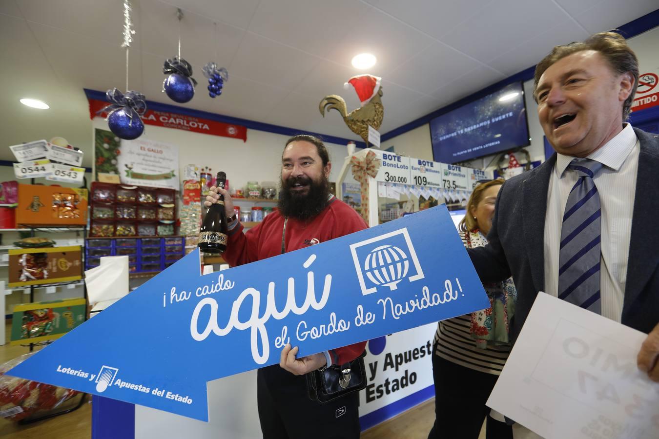 Los premios de la Lotería de Navidad en Córdoba, en imágenes