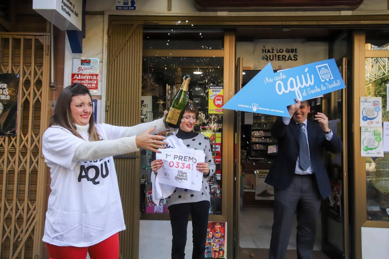 Los premios de la Lotería de Navidad en Córdoba, en imágenes