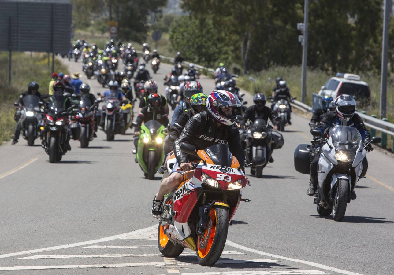 6 de mayo. La Motorada de 2018 volvió a rugir como en los años previos a la crisis. El centro de El Puerto volvió a convertirse en un espectáculo previo al Gran Premio de España de Motociclismo.. 