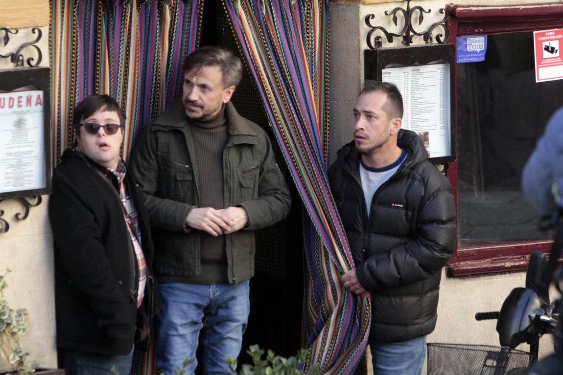 José Mota, «el Langui» y Pablo Pineda, por Toledo