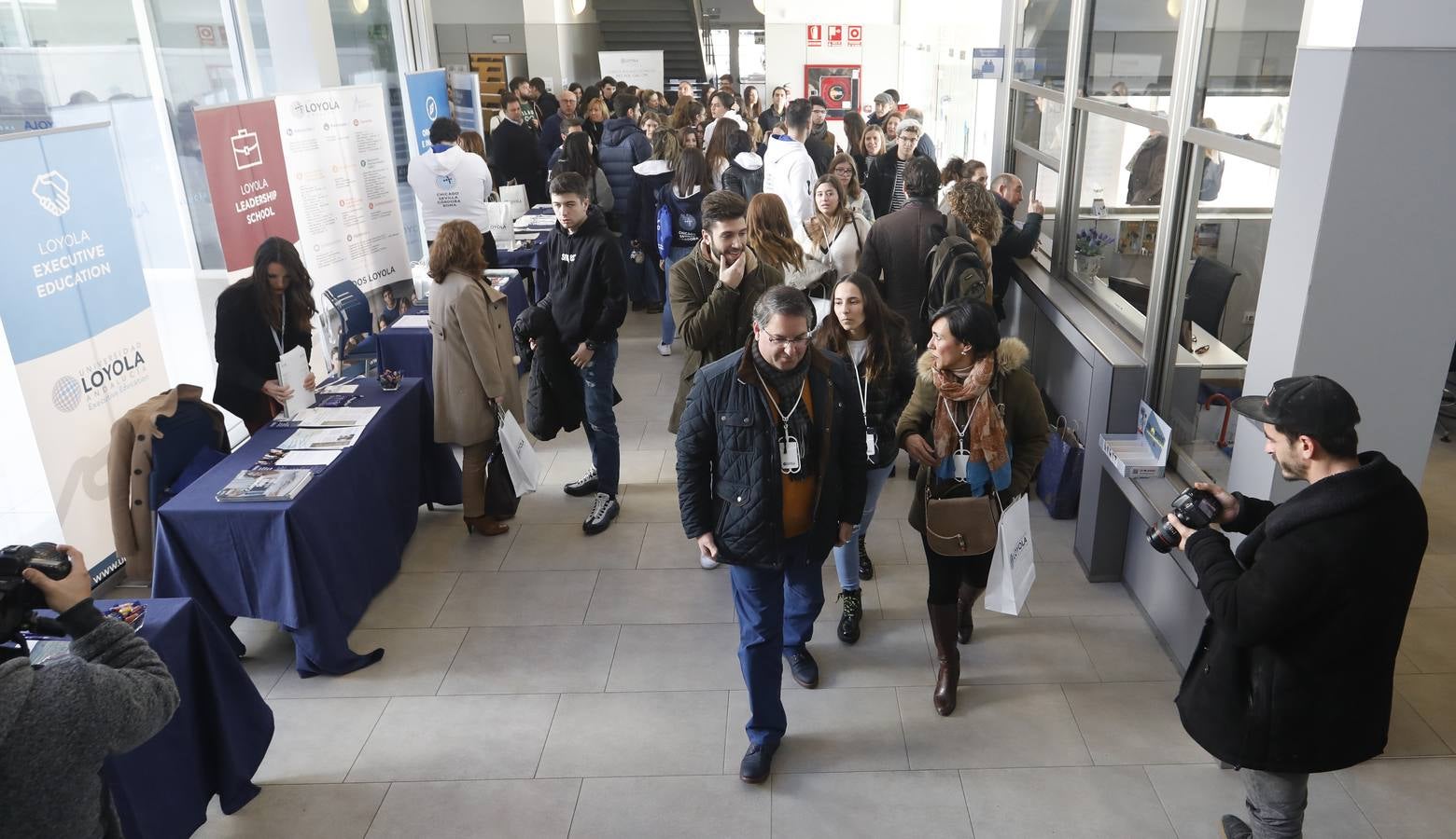 El «Open Day» de la Universidad Loyola, en imágenes