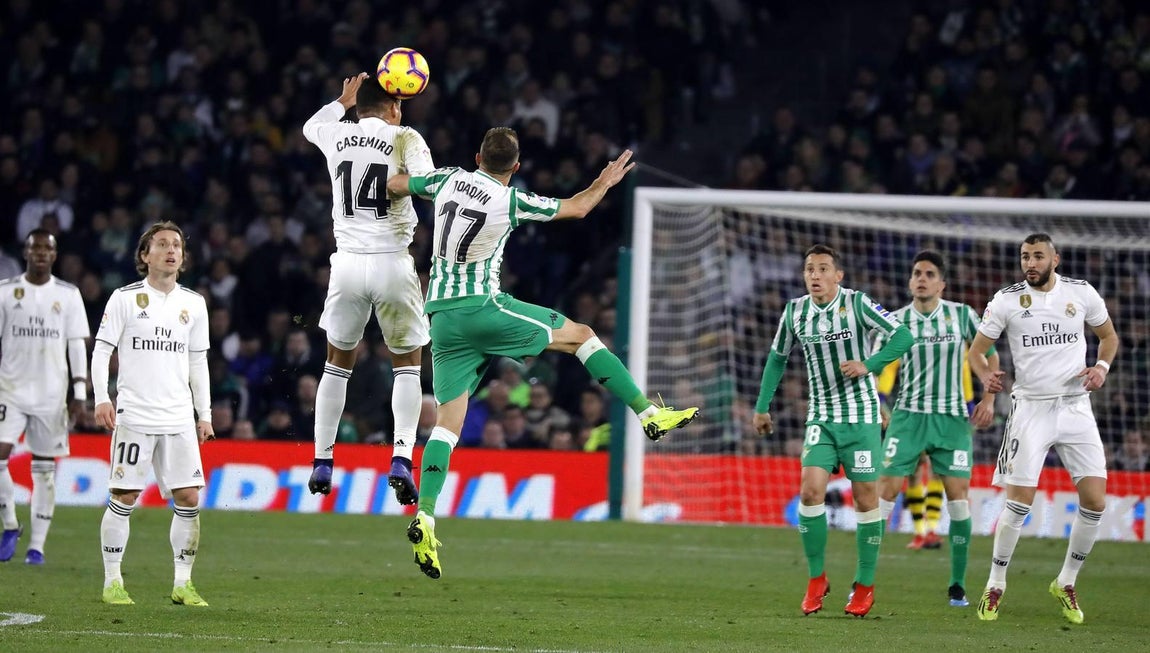 Las mejores imágenes del partido Betis - Real Madrid