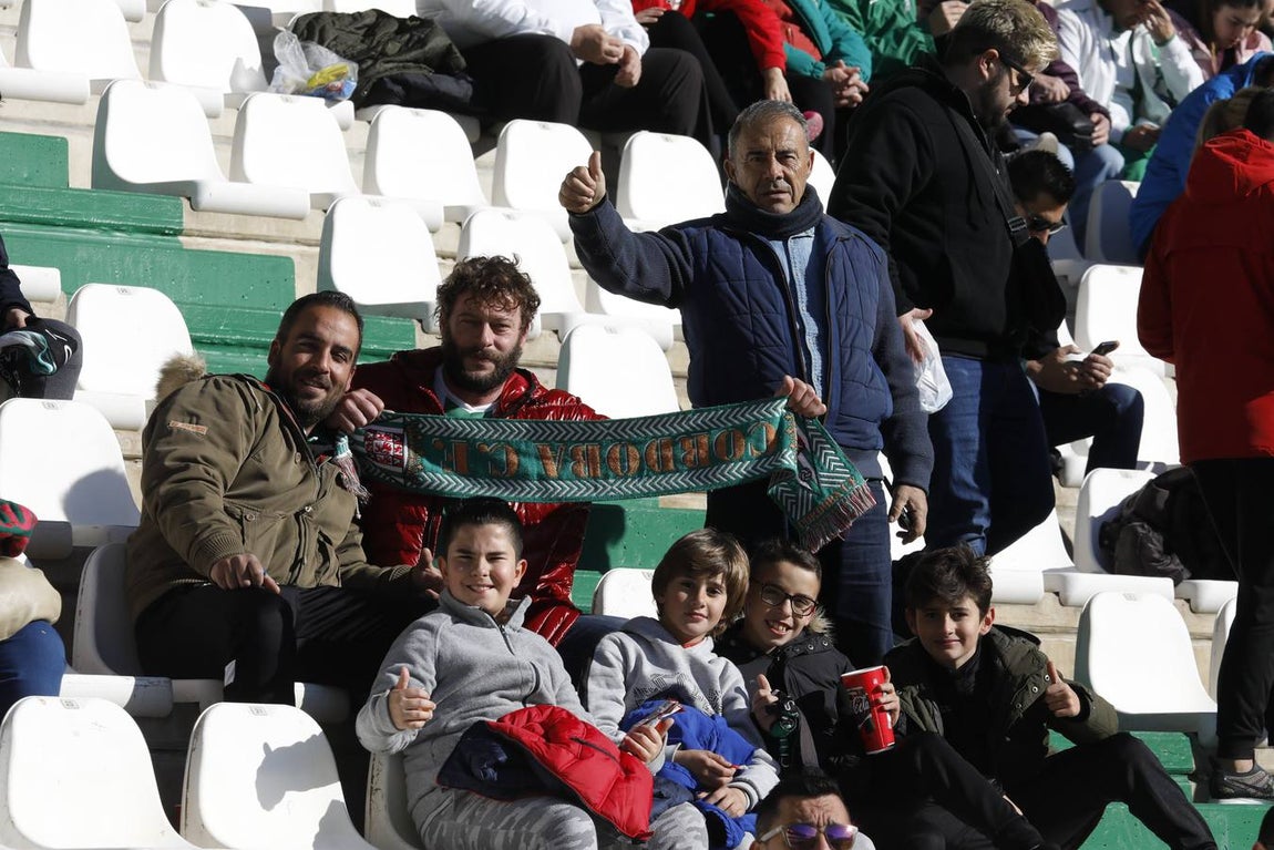 El ambiente en las gradas del Córdoba-Rayo Majadahonda