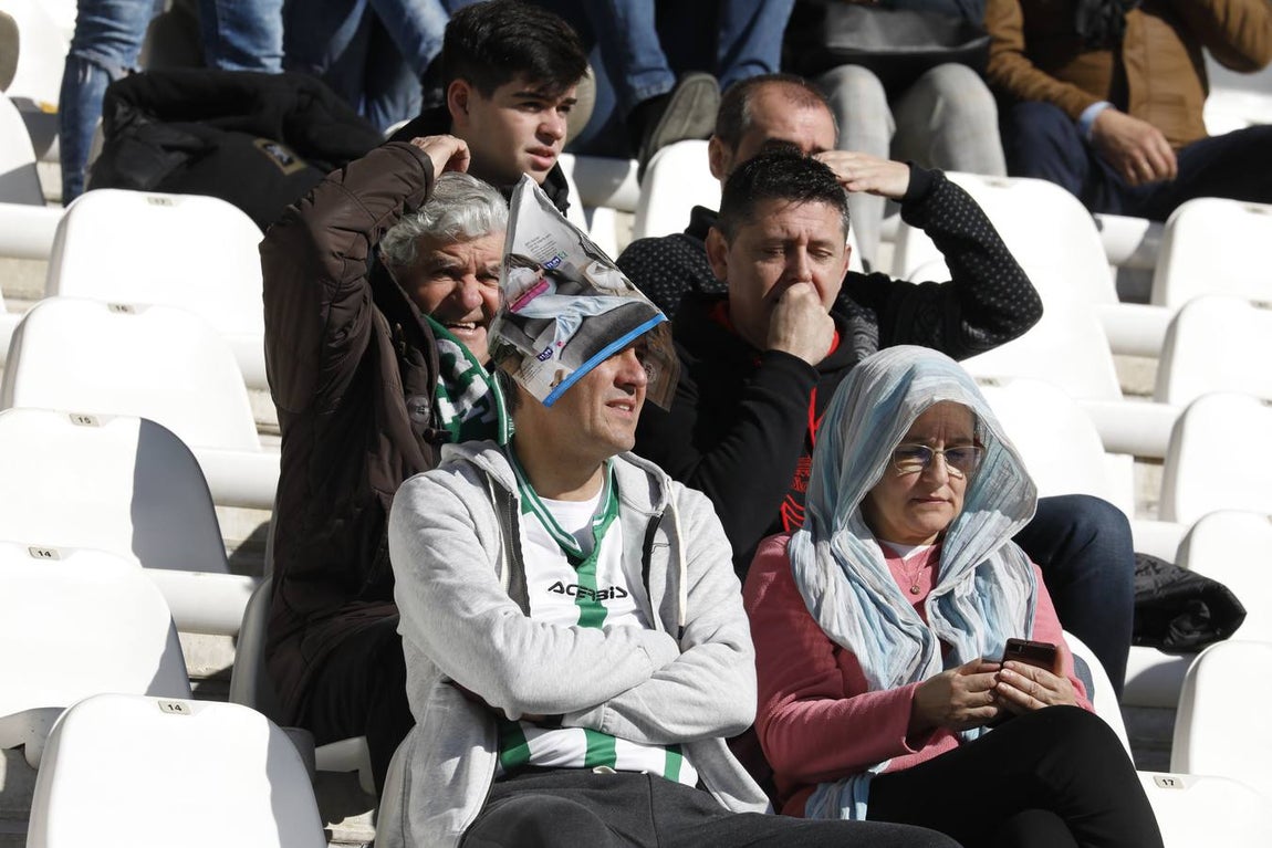 El ambiente en las gradas del Córdoba-Rayo Majadahonda