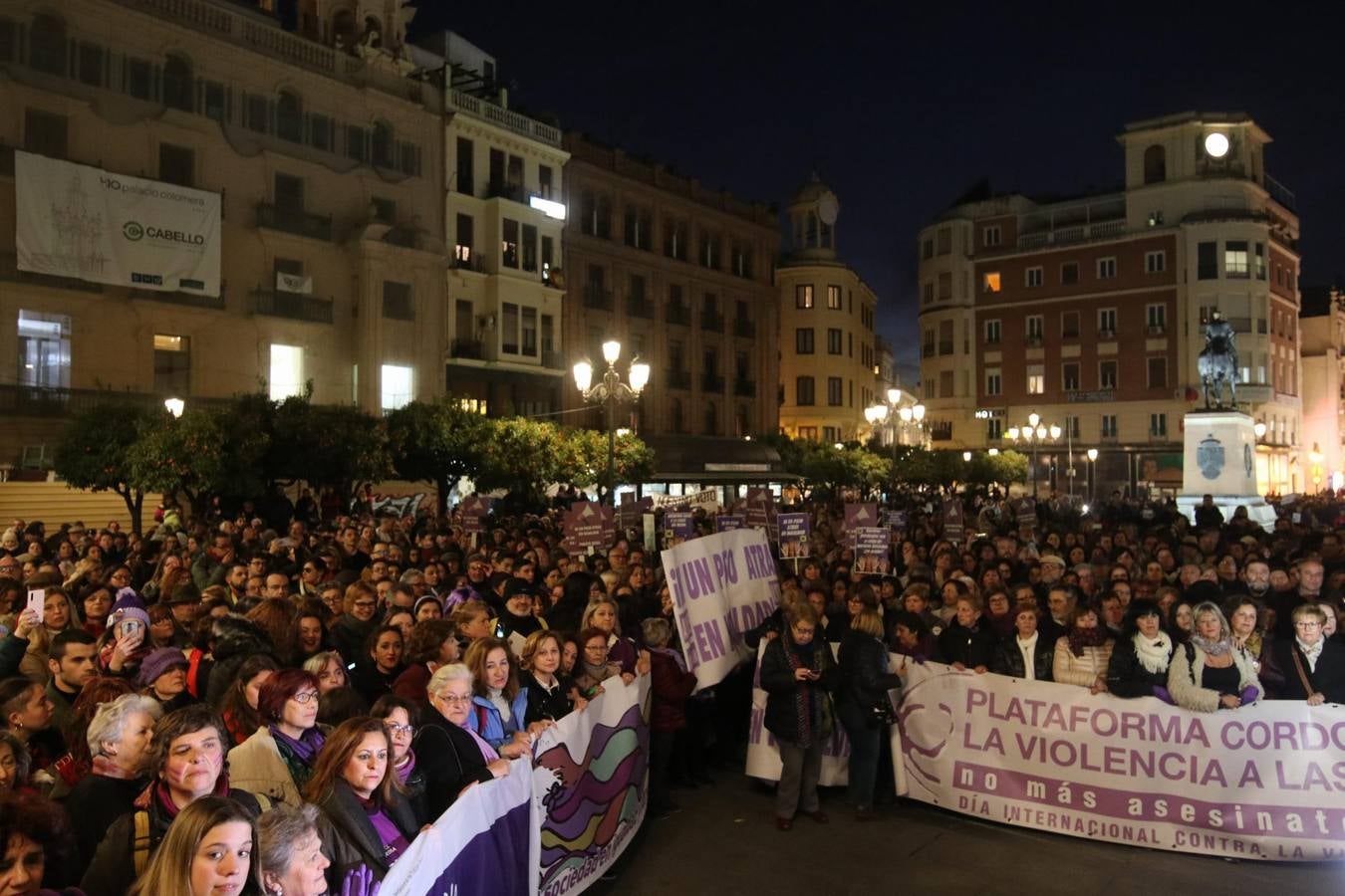 La protesta feminista en Córdoba, en imágenes