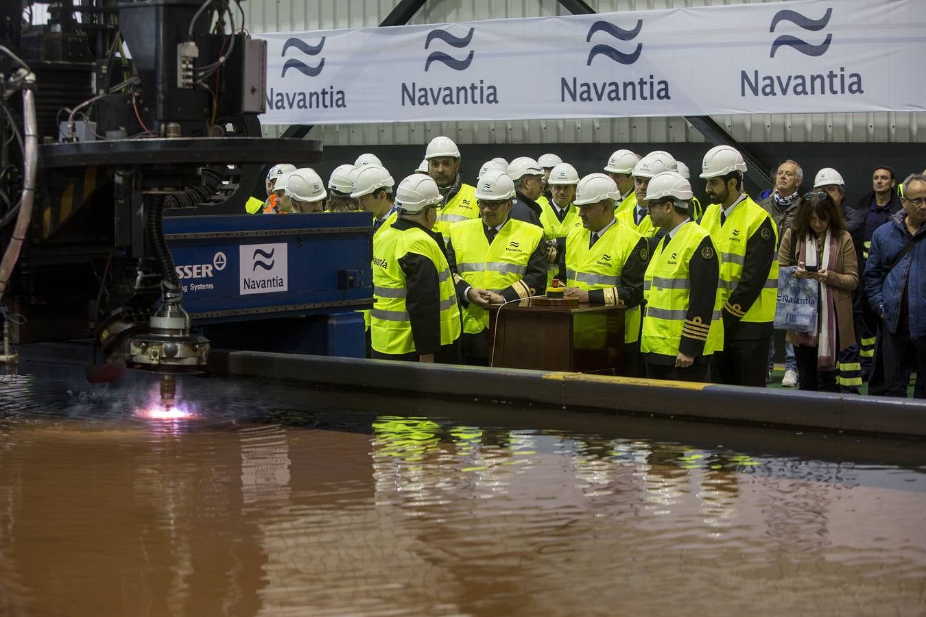 Fotos: Construcción de la primera corbeta para la Marina de Arabia Saudí en Navantia