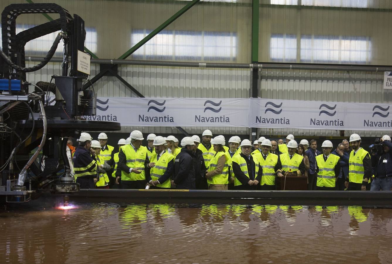 Fotos: Construcción de la primera corbeta para la Marina de Arabia Saudí en Navantia