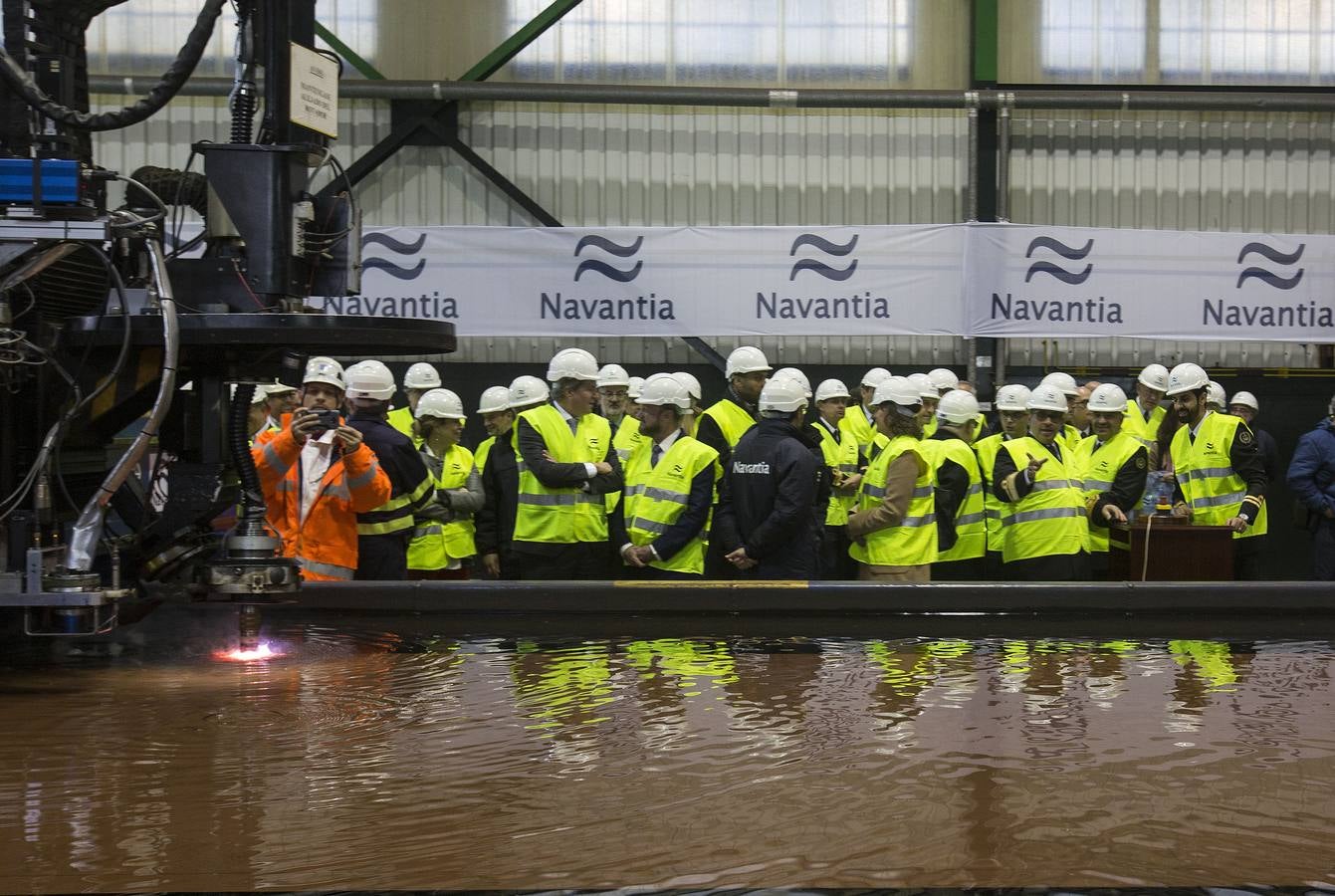 Fotos: Construcción de la primera corbeta para la Marina de Arabia Saudí en Navantia