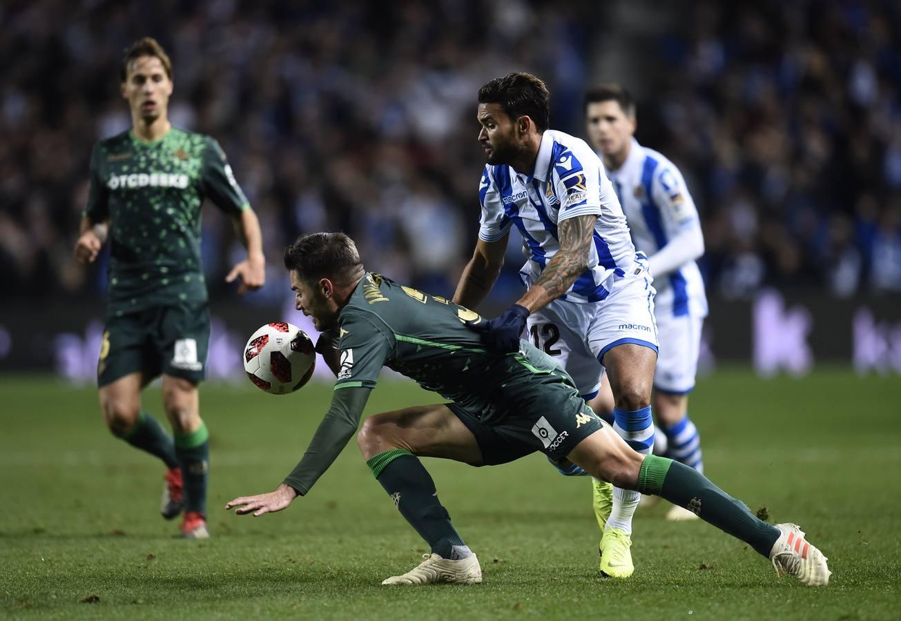 Las mejores imágenes del encuentro Real Sociedad - Real Betis de La Copa