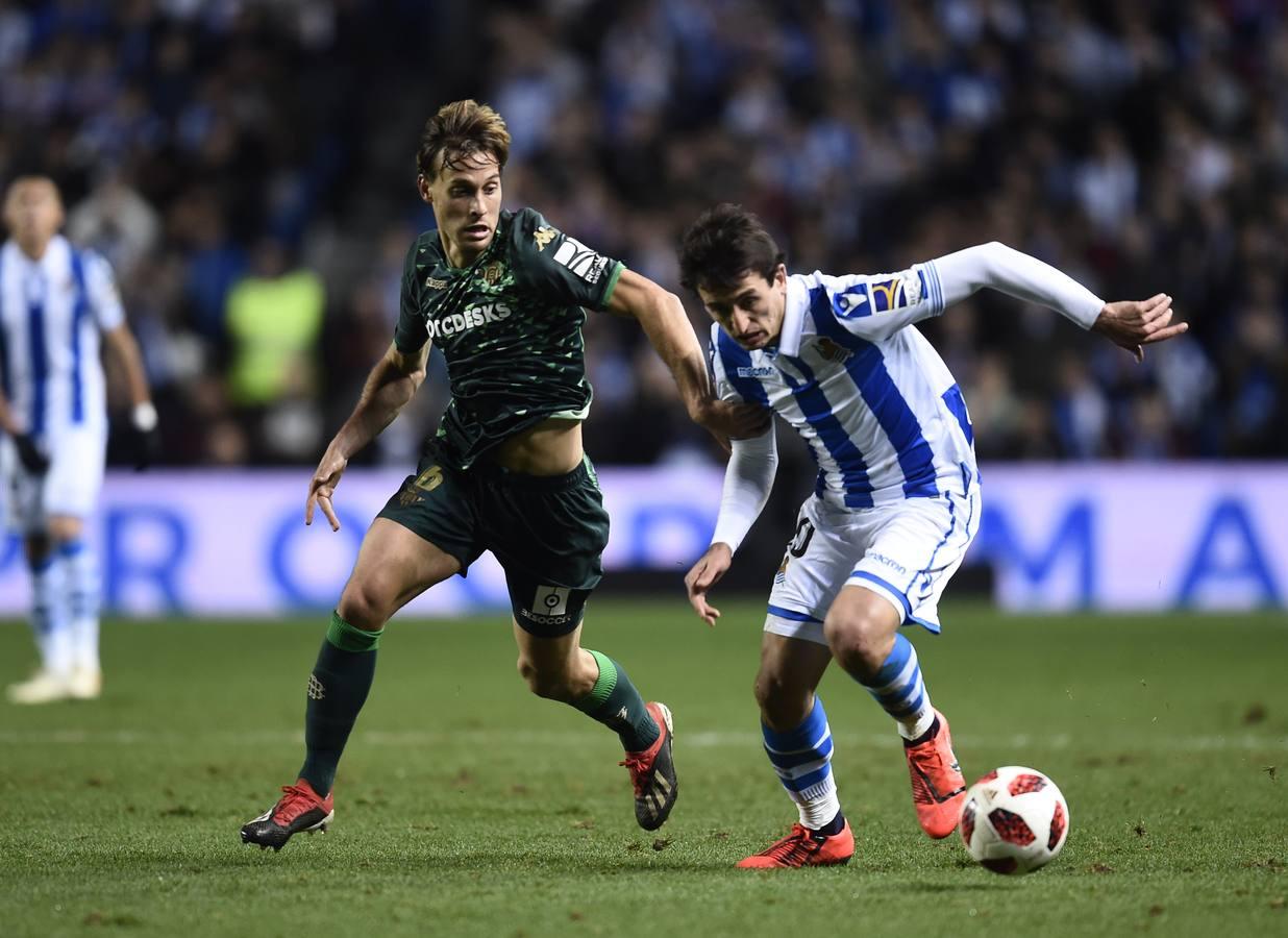 Las mejores imágenes del encuentro Real Sociedad - Real Betis de La Copa