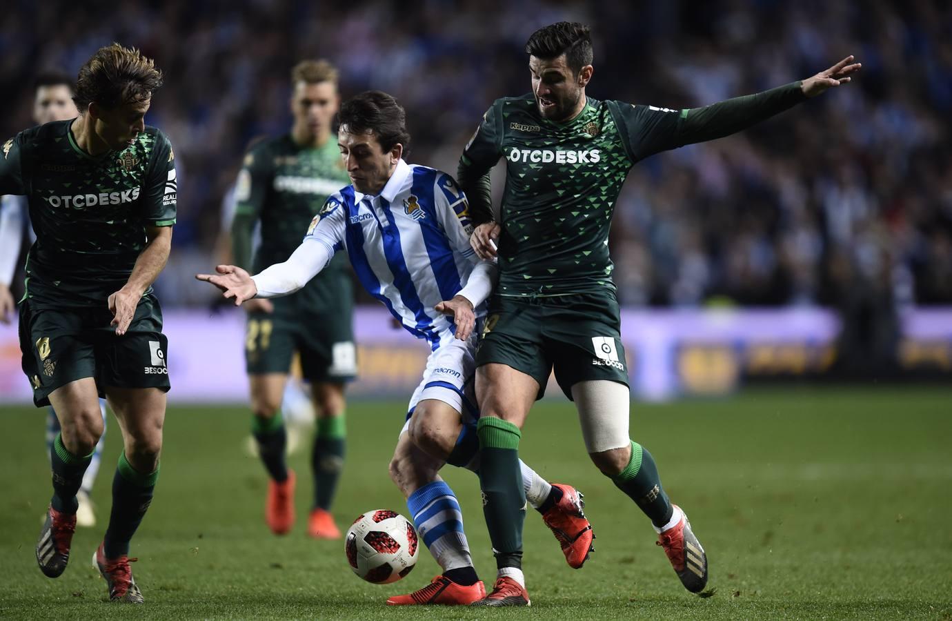 Las mejores imágenes del encuentro Real Sociedad - Real Betis de La Copa