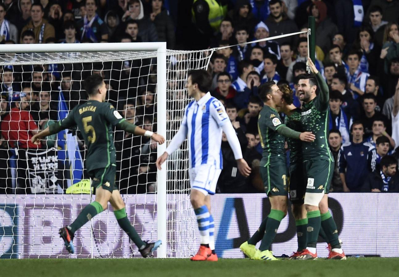 Las mejores imágenes del encuentro Real Sociedad - Real Betis de La Copa