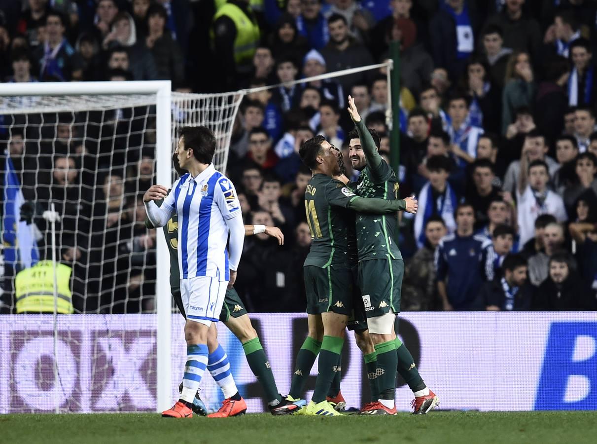 Las mejores imágenes del encuentro Real Sociedad - Real Betis de La Copa