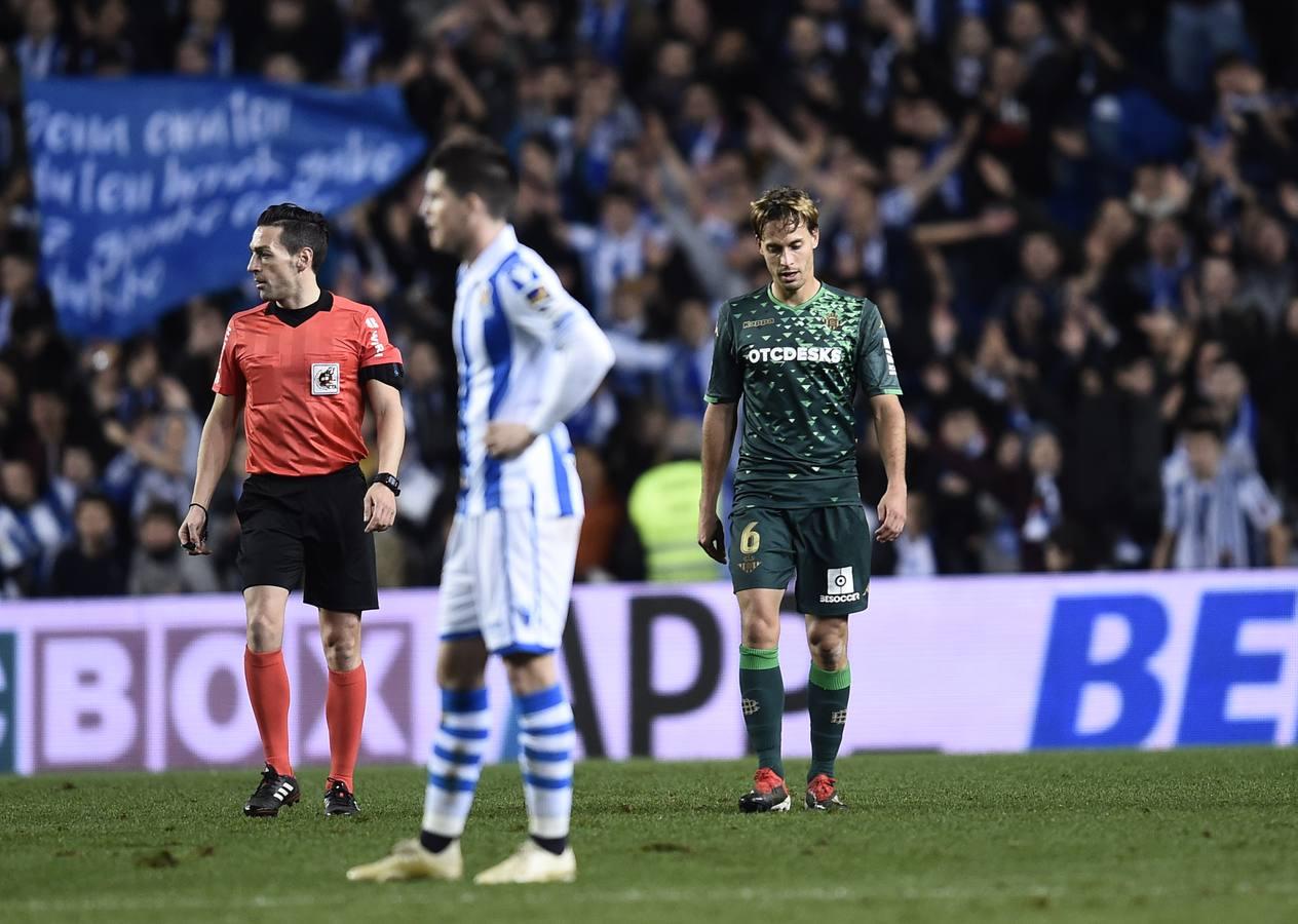 Las mejores imágenes del encuentro Real Sociedad - Real Betis de La Copa