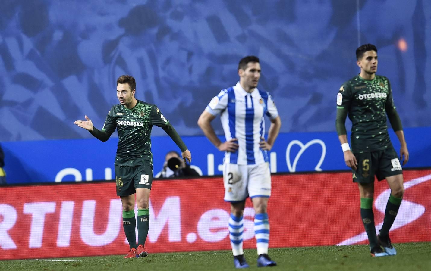 Las mejores imágenes del encuentro Real Sociedad - Real Betis de La Copa