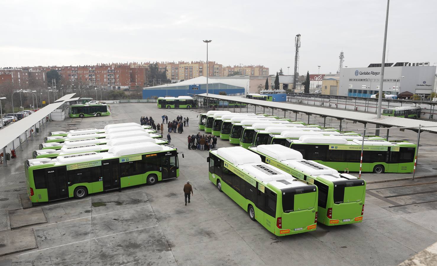 Así son los nuevos autobuses de gas de Aucorsa