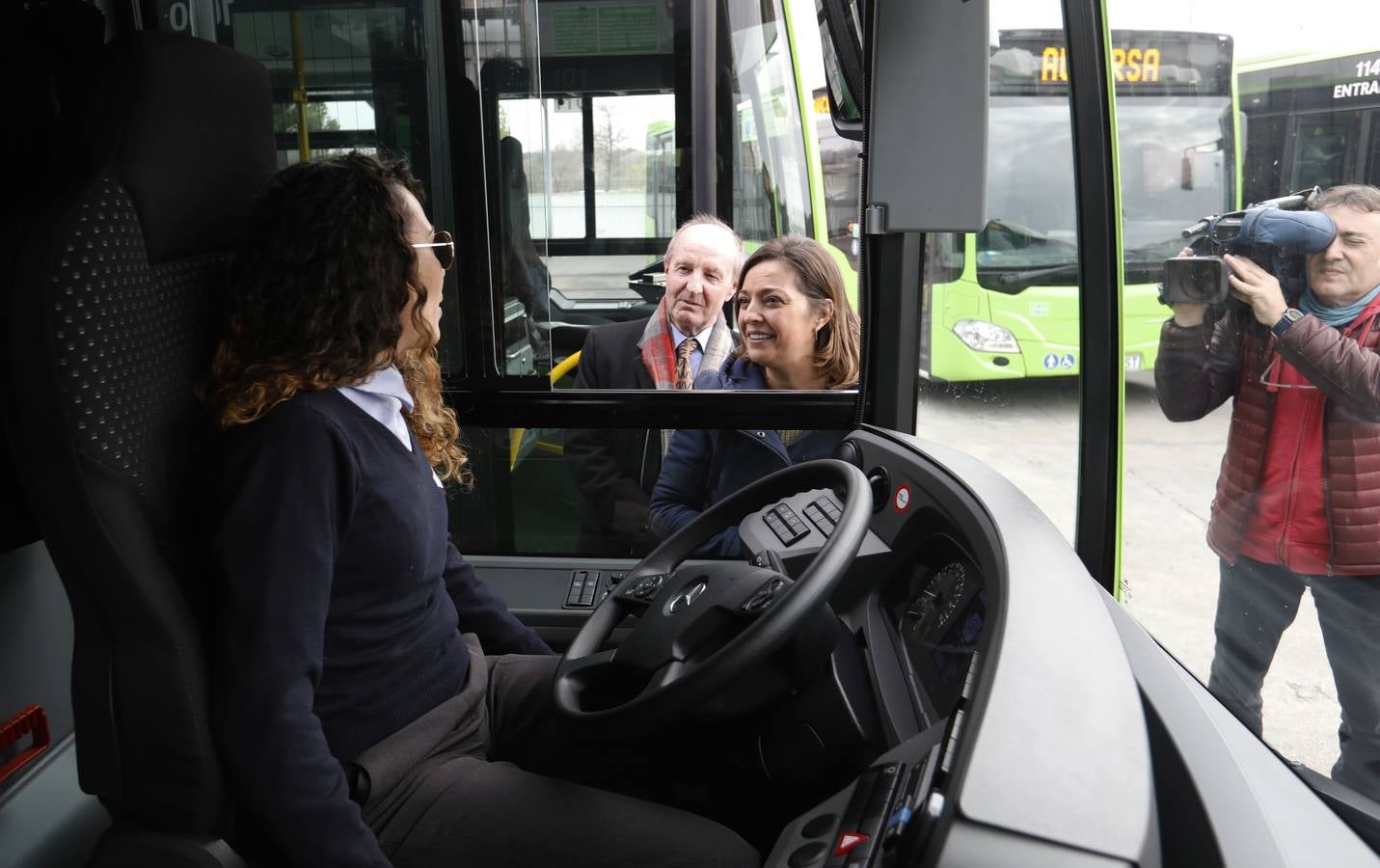 Así son los nuevos autobuses de gas de Aucorsa