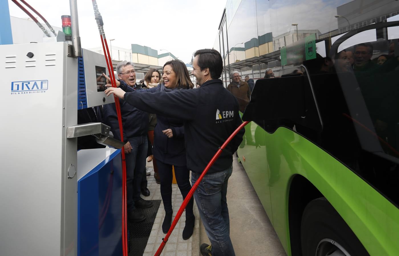 Así son los nuevos autobuses de gas de Aucorsa