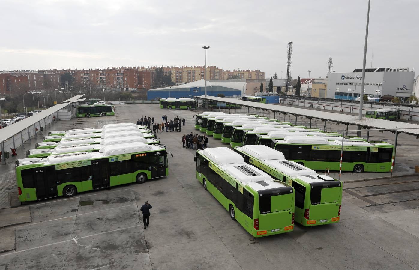 Así son los nuevos autobuses de gas de Aucorsa