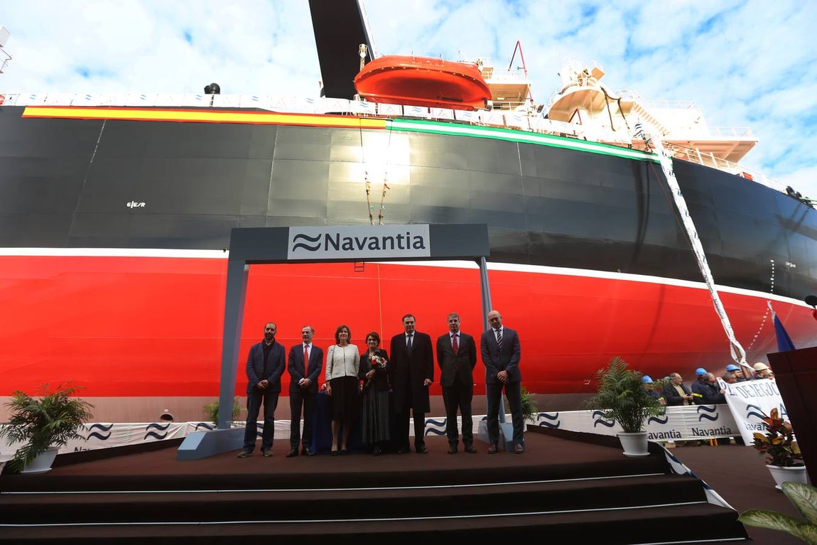 Fotos: Navantia entrega el tercer petrolero, Monte Urquiola, al grupo vasco Ibaizabal