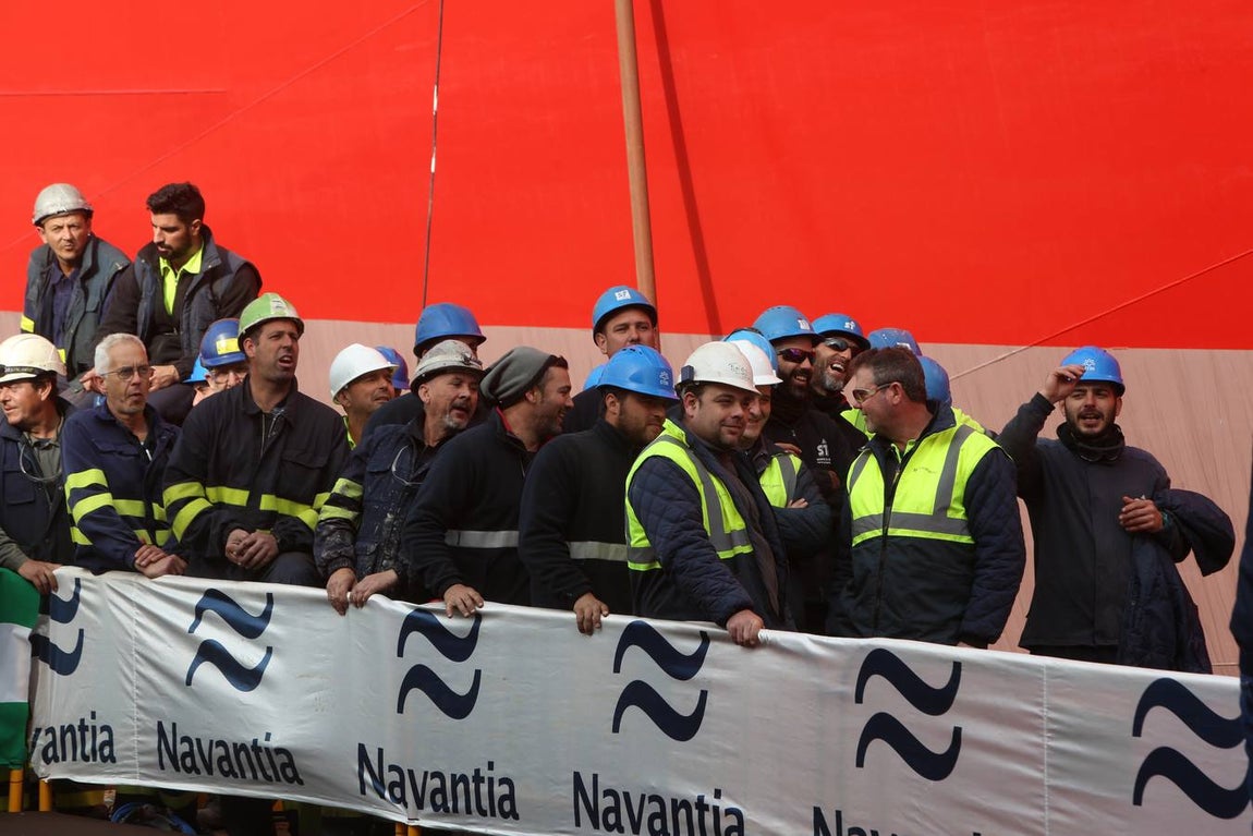 Fotos: Navantia entrega el tercer petrolero, Monte Urquiola, al grupo vasco Ibaizabal
