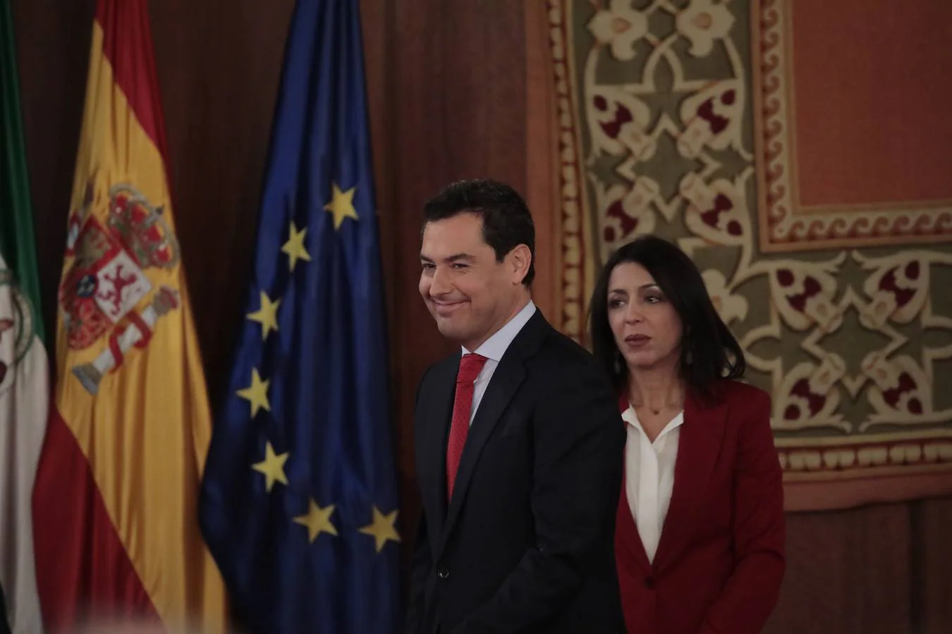 La toma de posesión de Moreno como presidente de la Junta, en imágenes