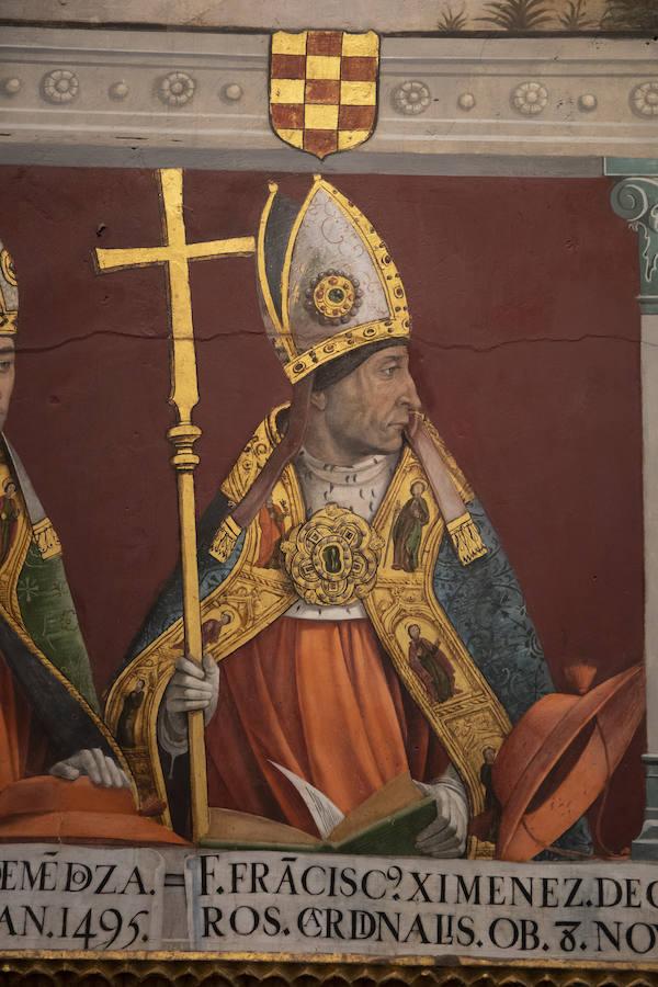 Retrato del arzobisbo Ximénez de Cisneros, que proyecto la Sala Capitular. 