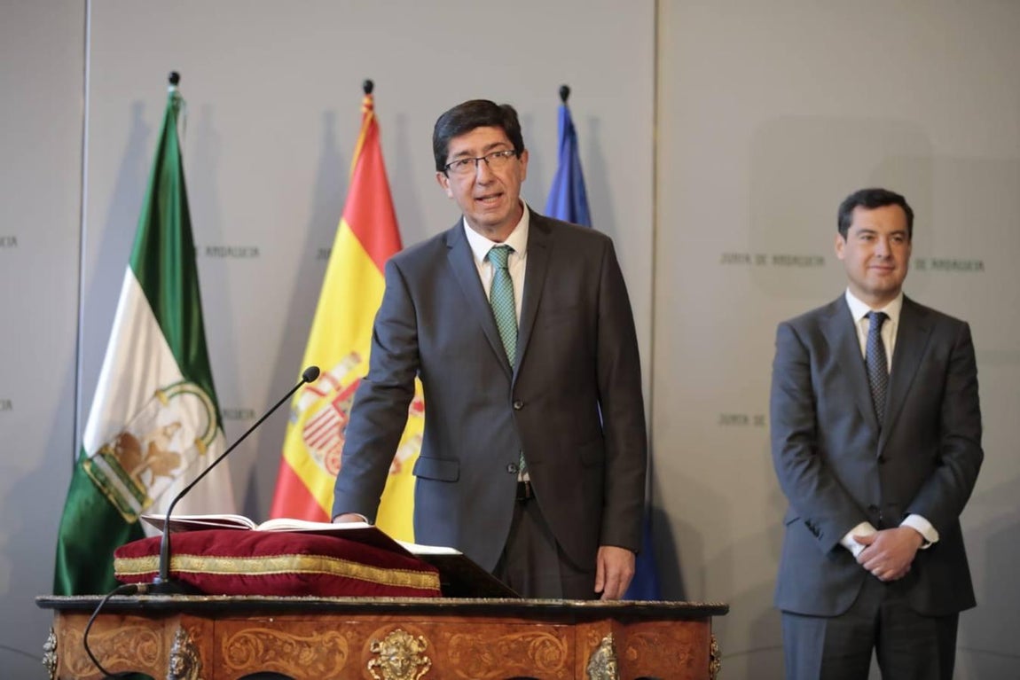 En imágenes, toma de posesión del nuevo Gobierno andaluz