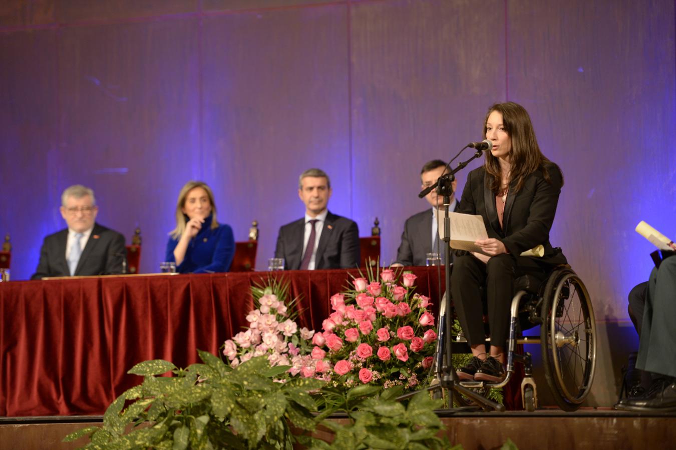 Isabel Fernández, campeona del mundo de parakárate. 