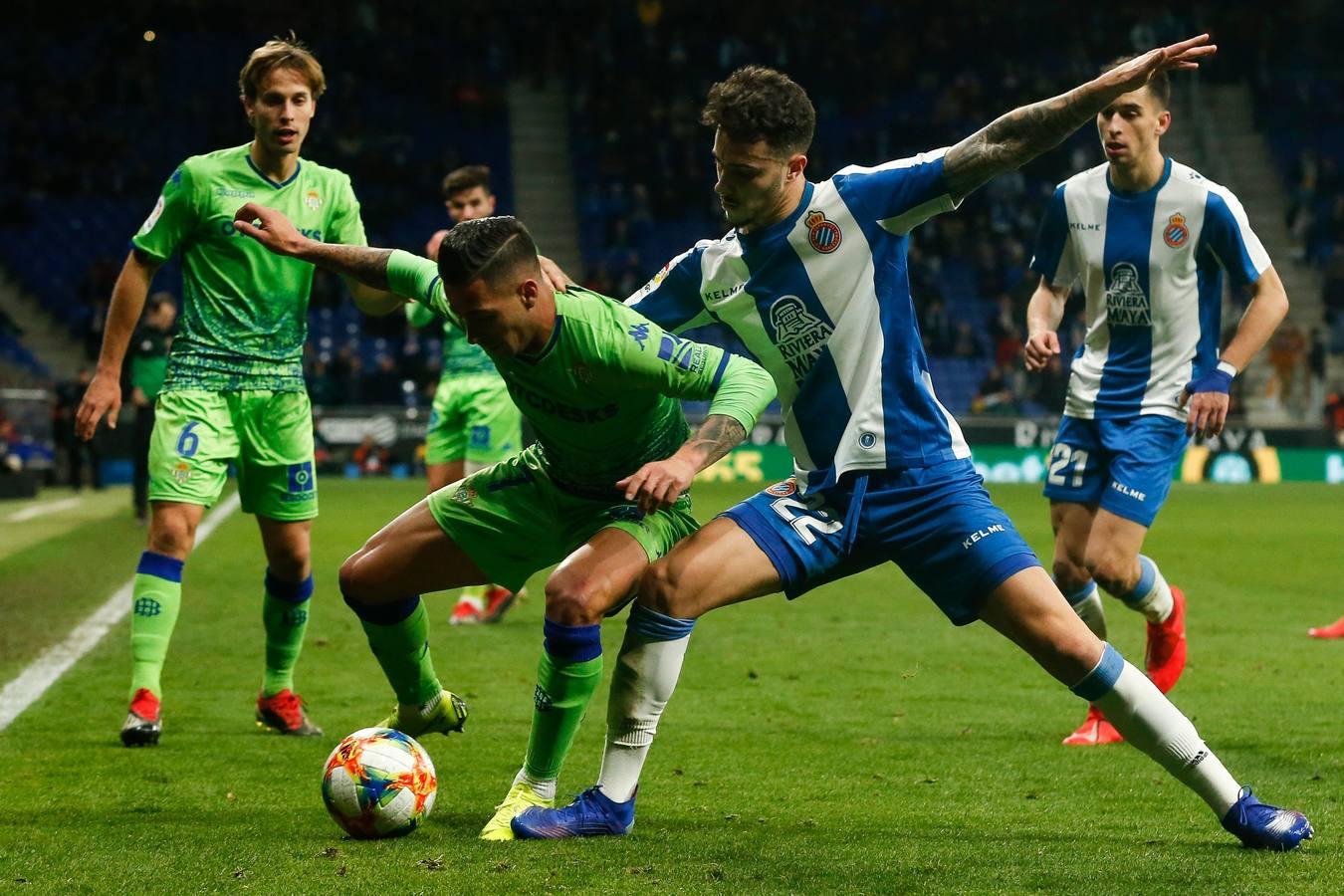 En imágenes, el partido de ida de la Copa del Rey Espanyol-Betis (1-1)