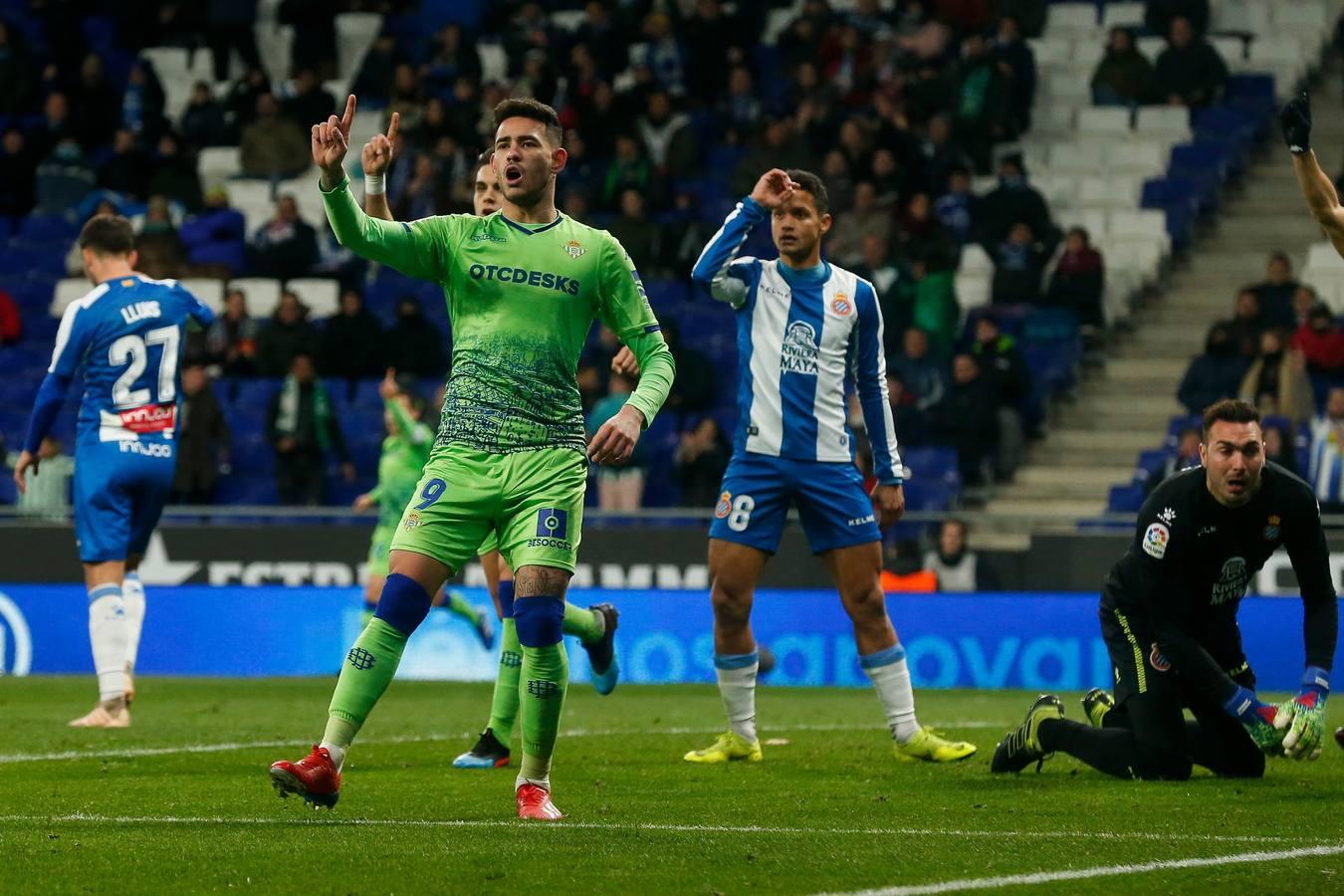 En imágenes, el partido de ida de la Copa del Rey Espanyol-Betis (1-1)